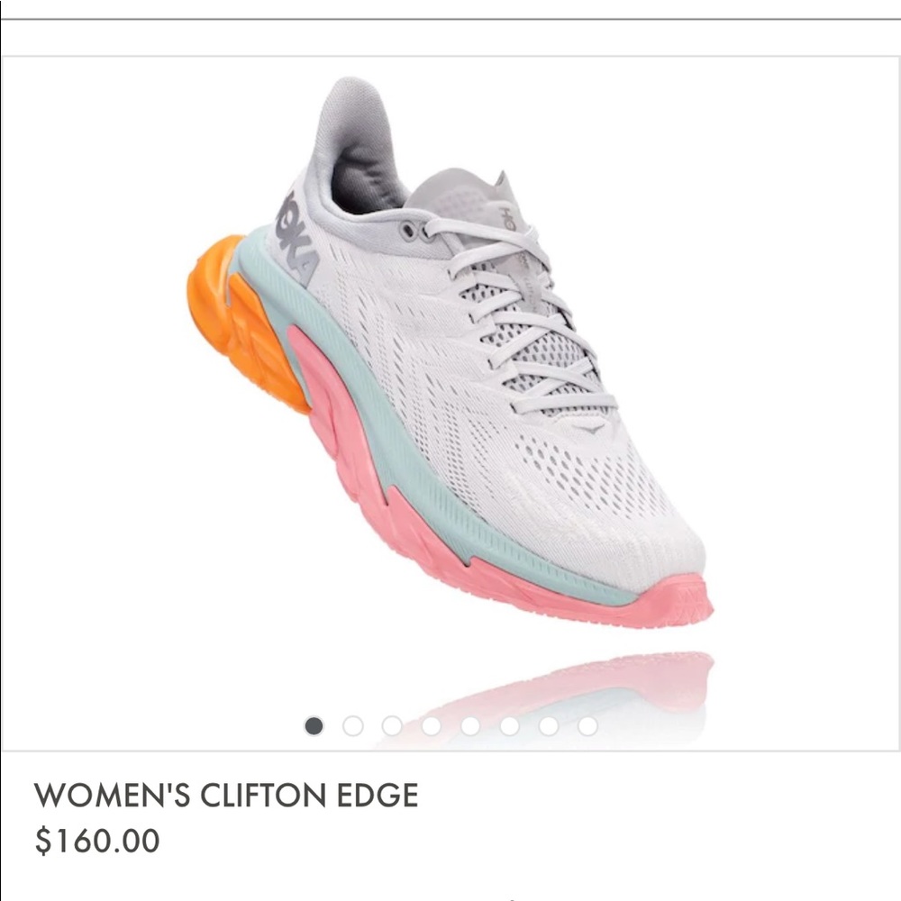 LIKE NEW women’s hoka Clifton edge size 8